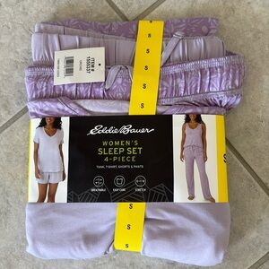 NWT EDDIE BAUER 4 PIECE SLEEP SET IN Orchid.